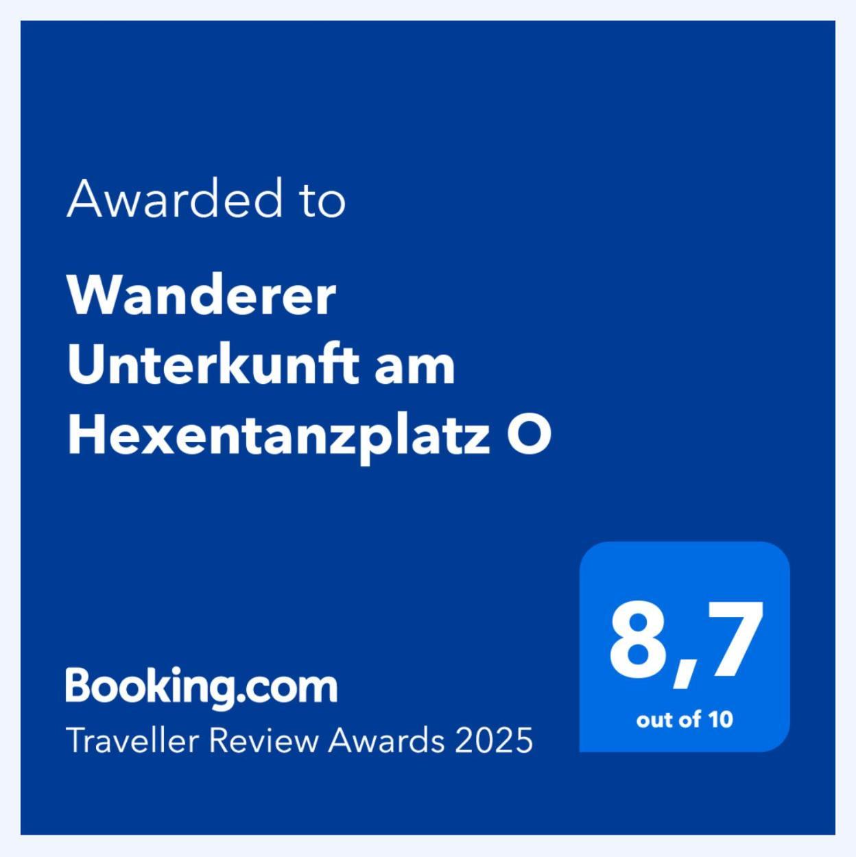 Wanderer Unterkunft Am Hexentanzplatz O Thale Exterior foto